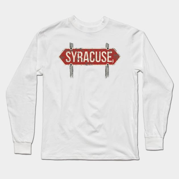 Syracuse Long Sleeve T-Shirt by OldSchoolRetro